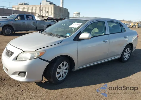 2009 Toyota Corolla Le из США, поврежденный, VIN 2T1BU40E09C067703